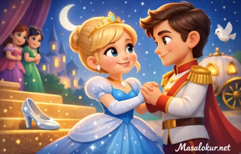 Külkedisi ve prensin balodaki masal sahnesi.