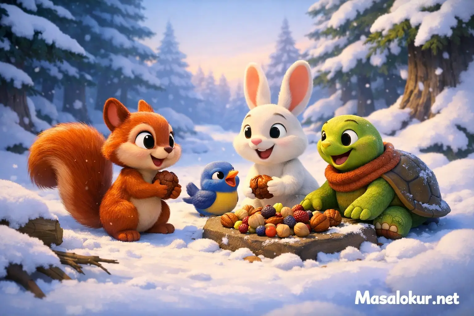 Sincap ve diğer hayvanlar.