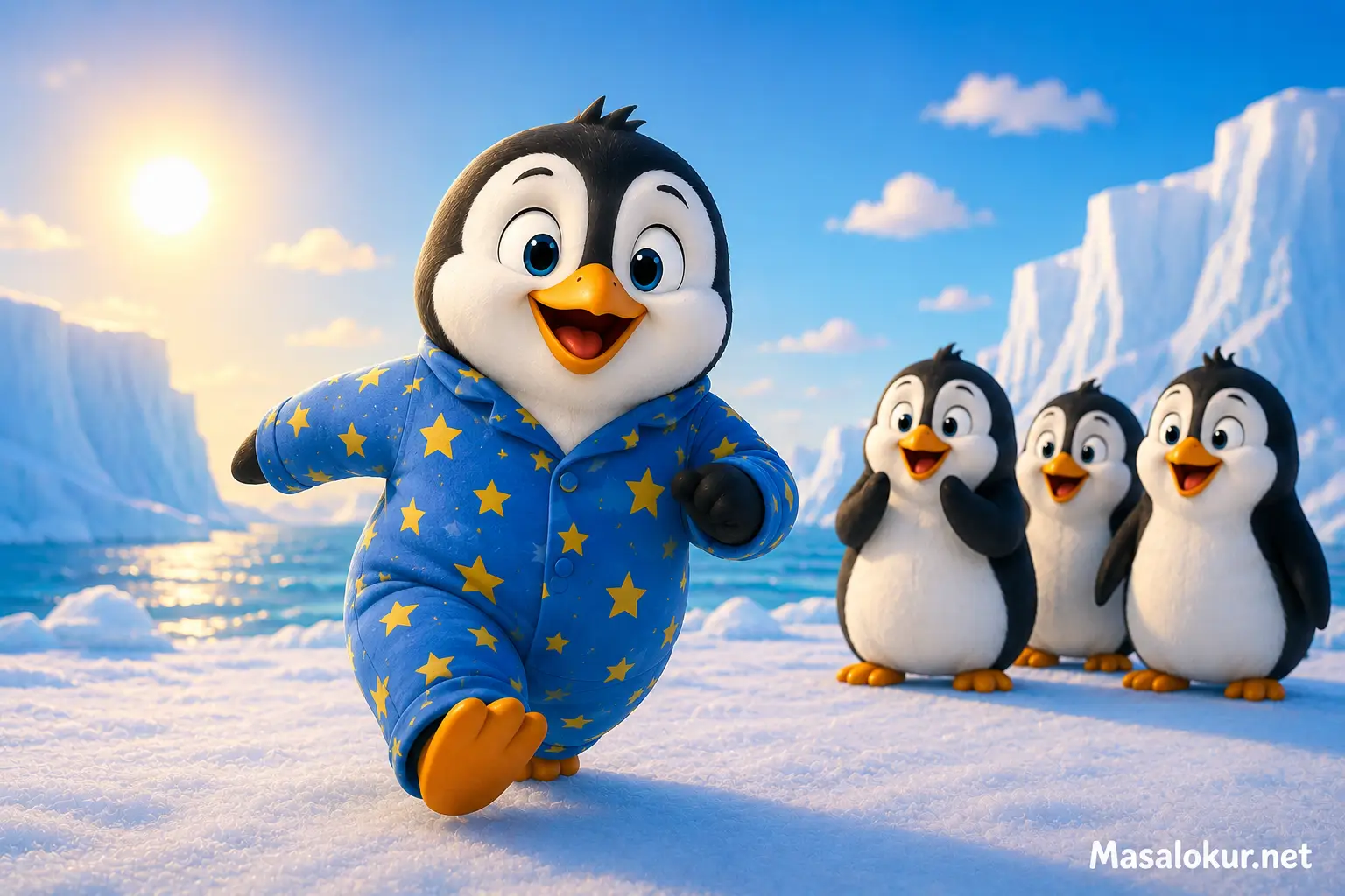 Pijamalı Penguen masalına ait görsel