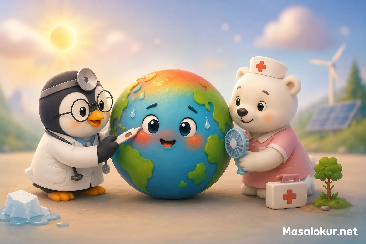 Doktor Penguen ve Hemşire Kutup ayısı