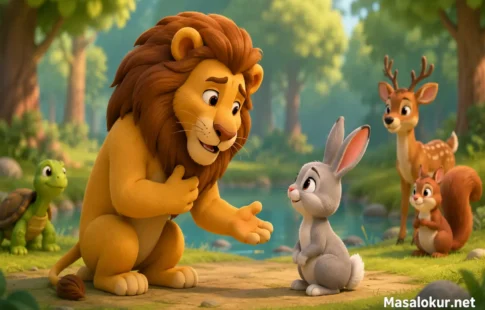 Aslan ve orman dostları