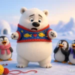 Kutup ayısı ve penguenler